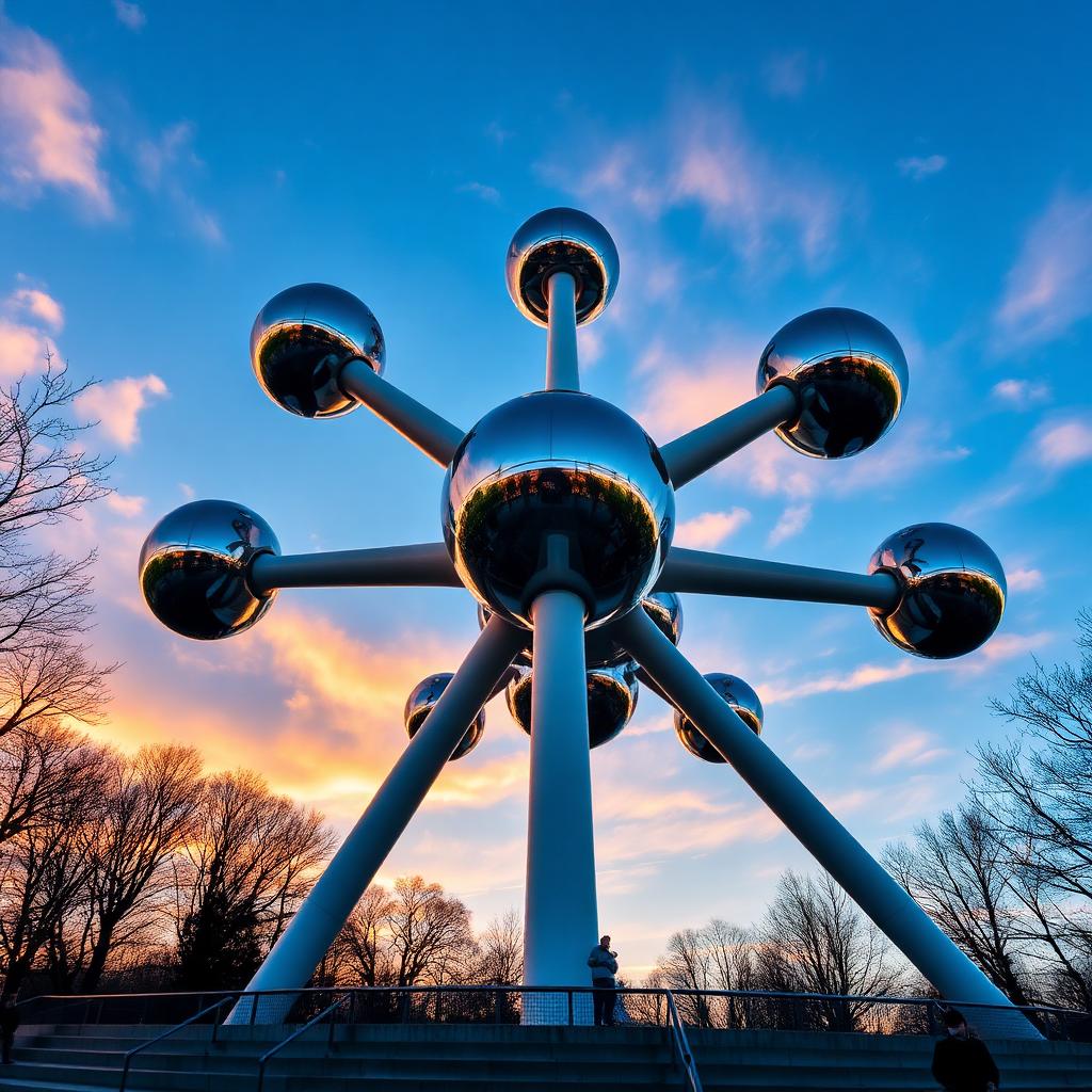 Atomium, Bruselas — Carga parcial a Bélgica