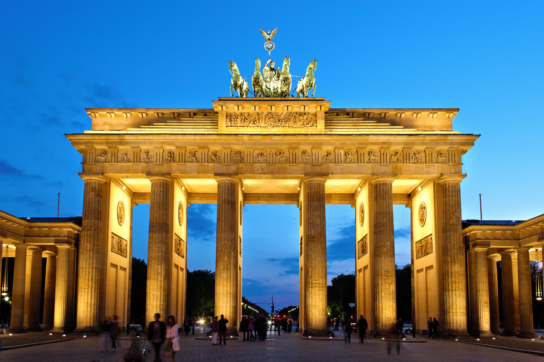 Puerta de Brandeburgo, Berlín — Carga parcial a Alemania