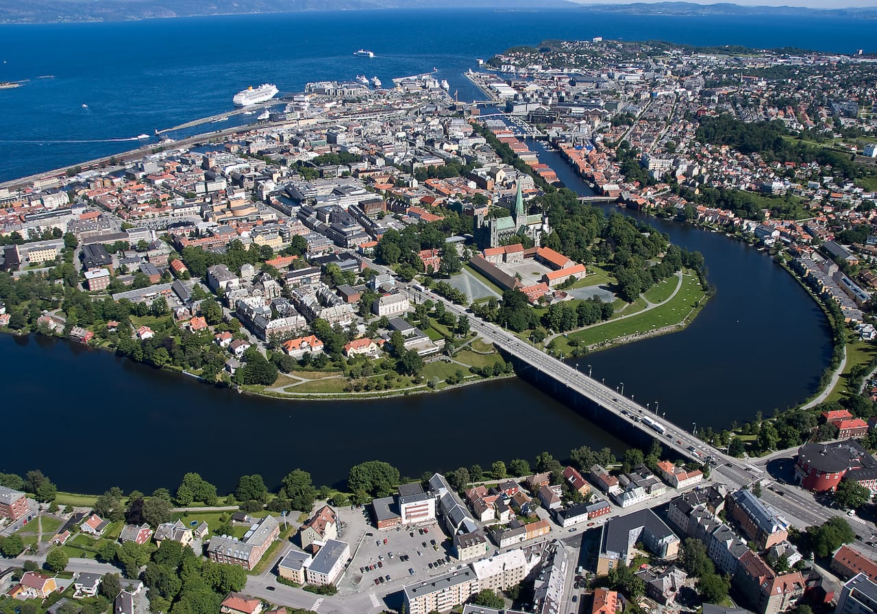 Transporte express a Trondheim, Noruega